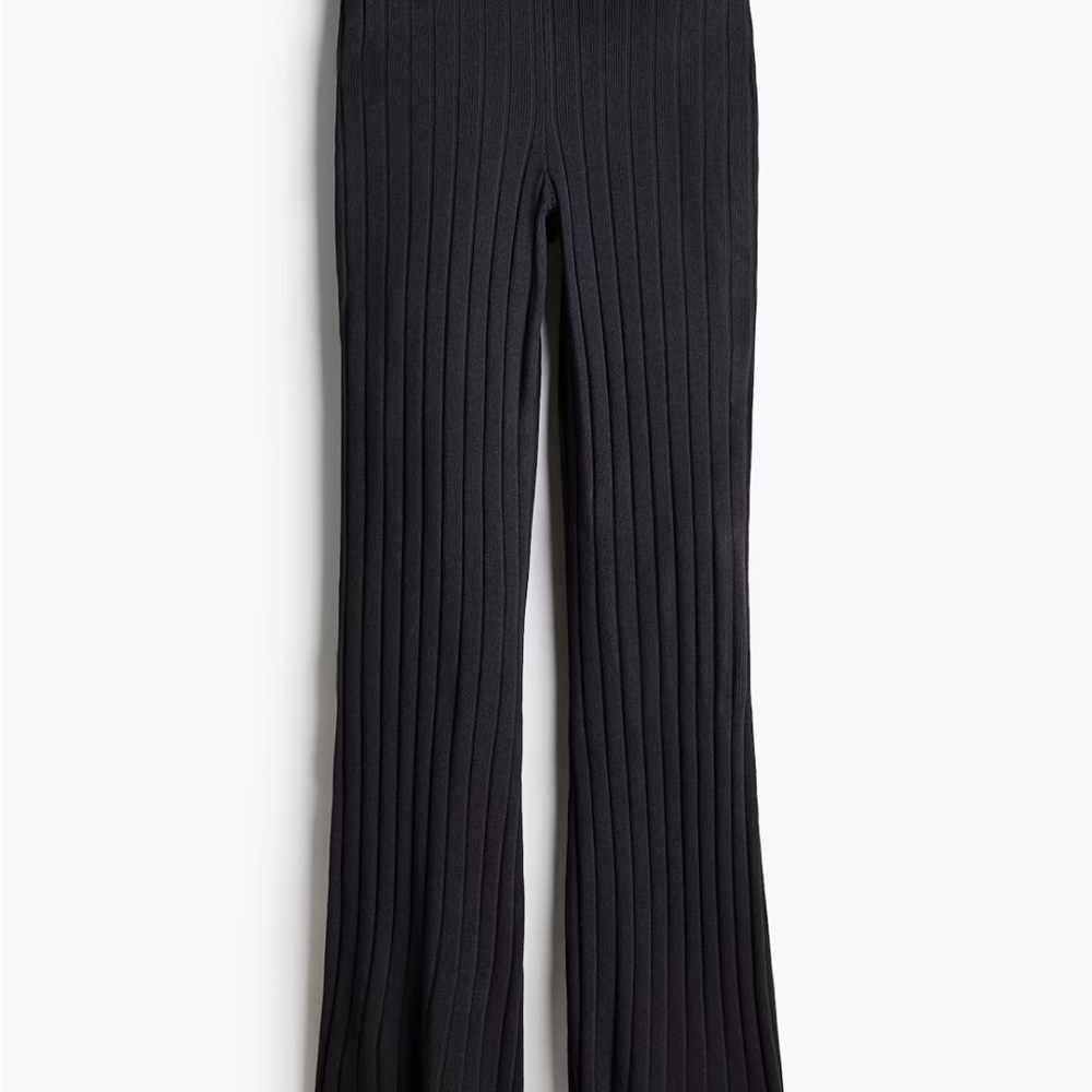 H&M Black Rib Knit Women's Pants